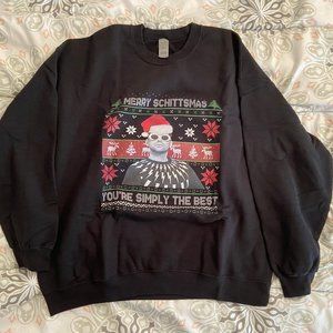 Schitt's Creek Ugly Christmas Sweater/Sweatshirt XL Unisex Merry Schittsmas